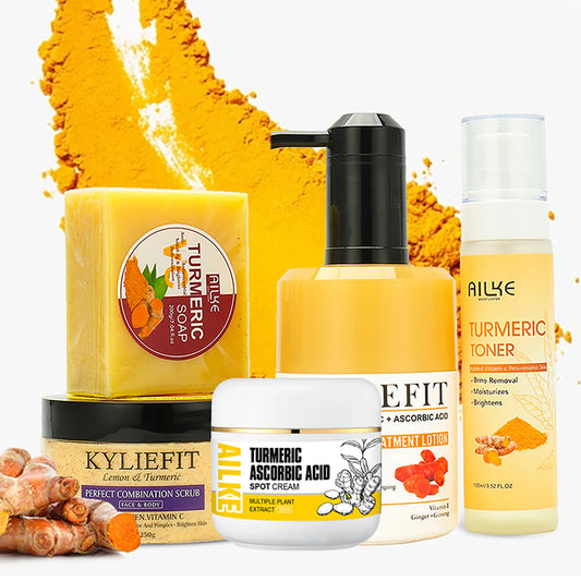 Organic Turmeric Skin Care Set,